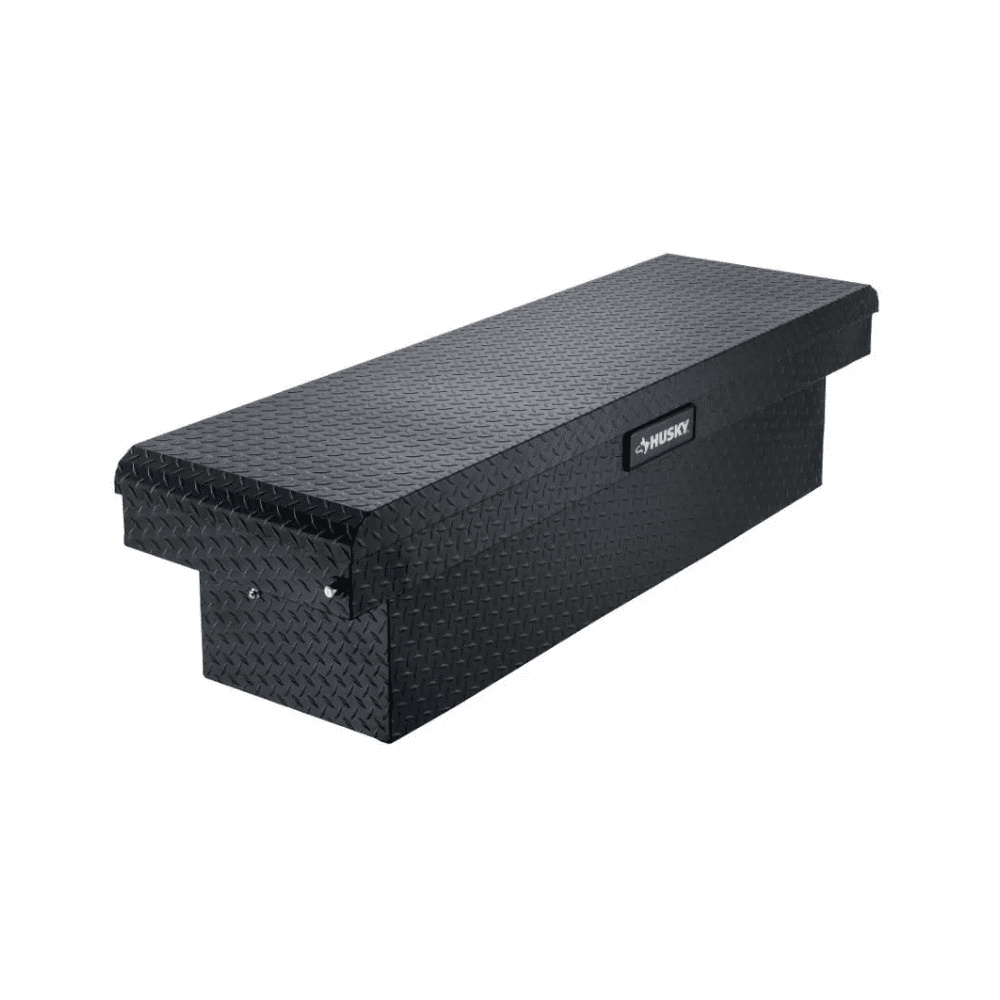 71.36 in. matte black aluminum full size crossbed truck tool box